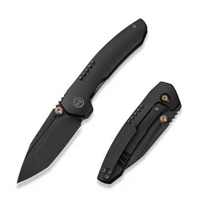 We Knife Co Ltd Trogon Folding Knife 2¾" Bohler M390 Steel Blade Titanium Handle - Image 1 of 4