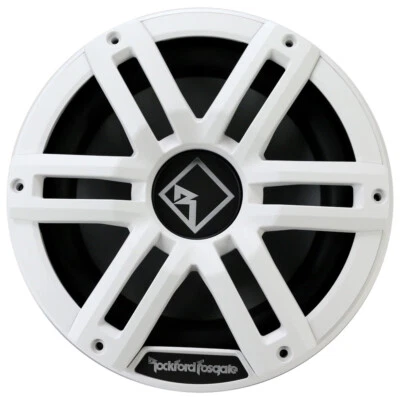 Rockford Fosgate Serie M2 10" Subwoofer Marino Rejilla de Repuesto - Blanco *NUEVO* Foto 1 de 2