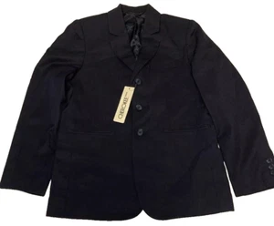 Boys Navy Blue Classic Blazer/Suit Jacket Cherokee 3 Buttons Size 10 New old Sto - Picture 1 of 11