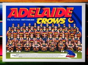 Framed 2020 ADELAIDE CROWS AFL Poster - 45cm x 32cm x 3cm - Picture 1 of 3