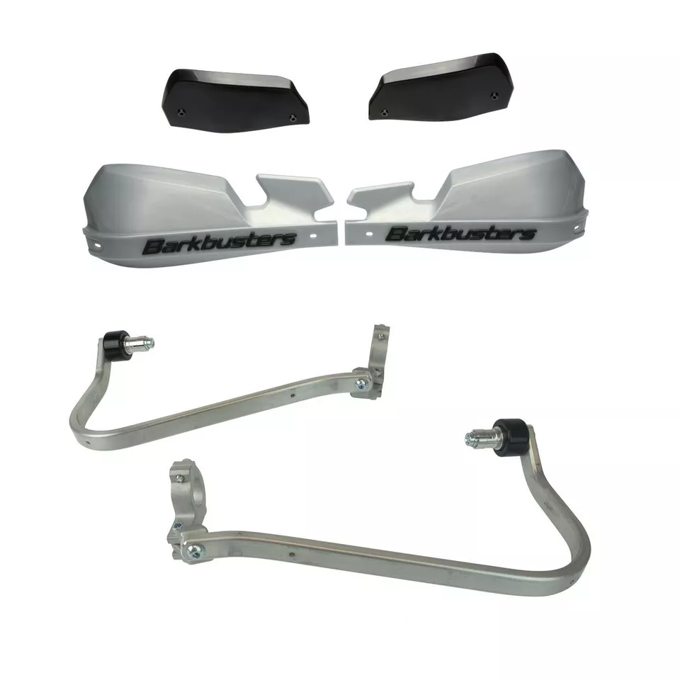 BarkBusters VPS Silver Handguard & 2Point Mount Suzuki DL1000 XT V-Strom 2018-20 - Image 1 of 4