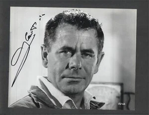 Glenn Ford - signed Autogramm 7x9 TV/Film Still - Superman - Bild 1 von 2