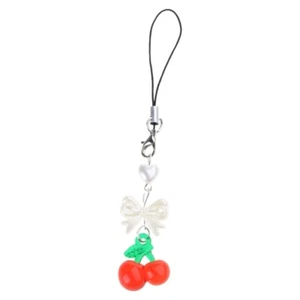 Fashionable Cherry Phone Accessory Handmade Pendant Acrylic Material for Phone - Photo 1/8