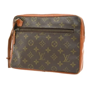 Bolso de mano deportivo con monograma de cuero LOUIS VUITTON Pochette BN Francia 09EF082 - Imagen 1 de 16