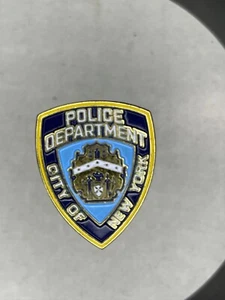 NYPD New York City Police Department Patch Lapel Pin - Picture 1 of 2