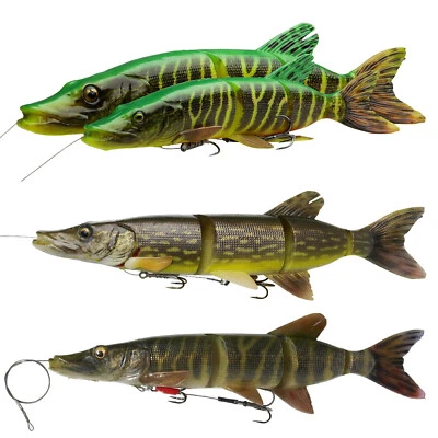 Savage Gear 4D Line Thru Pike 25cm 37cm SS Slow Sink Hecht Köder Swimbait - Bild 1 von 3