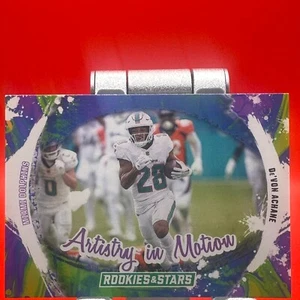 2024 De'Von Achane Panini Rookies & Stars Artistry in Motion #AIM-DAE - Picture 1 of 2