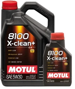 MOTUL 6L 8100 X-CLEAN+ ACEITE SINTÉTICO 5W30 ACEA C3 BMW VW MB SKODA 106377 - Imagen 1 de 10
