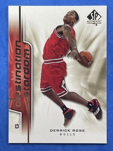 2008-09 SP Authentic Destination Stardom Derrick Rose RC Rookie DS-1 Bulls