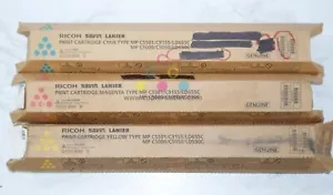 Cosmetic OEM Ricoh MP C5000,C5501,C9155,LD655C CMY Toners 841453,841454,841455 - Picture 1 of 6