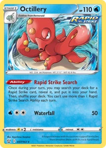 1x Octillery 037/163 - Battle Styles - Pokemon TCG - Reverse Holo NM - Picture 1 of 1