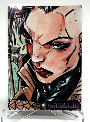 2024 Fleer Ultra Matriarchs of Marvel Nico Minoru Sketch Bete Rodrigues - Image 1 of 2