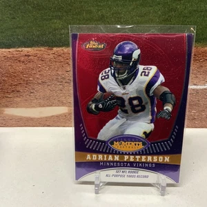 ADRIAN PETERSON Minnesota Vikings 2008 Topps Finest Moments #AP3 NFL HOF #/629 - Picture 1 of 2