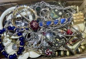 Exquisites Nachlass Modeschmuck Konvolut High End Halskette Anhänger Ring Armband Mix - Bild 1 von 8