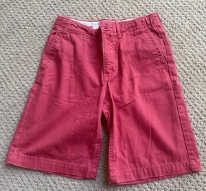 Gap Boys Youth Shorts Size 12 Slim Coral Stretch Chino - Picture 1 of 3