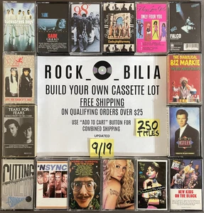 $1 & UP 80s 90's POP R&B ROCK CASSETTE BUY $25 GET FREE SHIPPING BUILD YOUR LOT - Picture 1 of 431