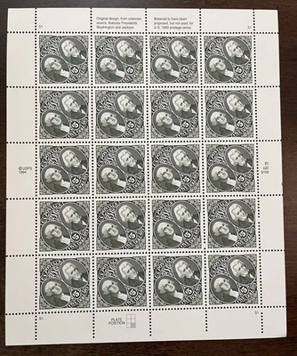 US Stamp Scott #2592 MNH Sheet of 20 $5, P#:S1 - Image 1 of 4