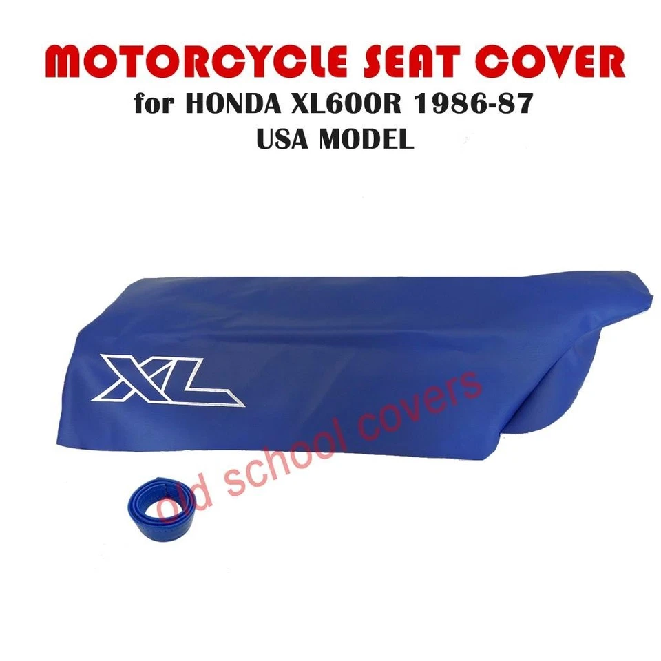 FUNDA ASIENTO MOTO SE ADAPTA A HONDA XL600 R XL600R 1986 - 87 EE. UU. ASIENTO AZUL Foto 1 de 1