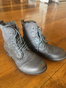 Eos, Flat Lace-up Ankle Boots, Size 38-39 - Picture 1 of 7