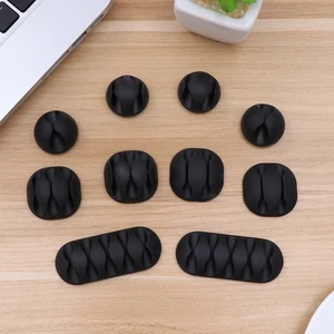 20 Pcs Winder Set Self Adhesive Cable Clips Management Cord Organizer - Afbeelding 1 van 12