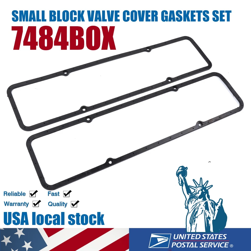 2pcs Rubber Valve Cover Gasket For 2010 Ford E-150 E-250 F-150 Heritage 5.4L V8 - Изображение 1 из 4