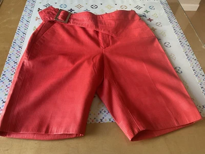 PANTALÓN CORTO BELSTAFF MUJER 100% CUERO (IT.42/US6) Foto 1 de 4