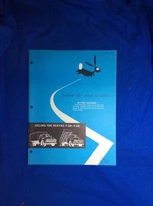 “Follow The Trail To Sales” Ford Sales Guide Motor Company FoMoCo Literature - Bild 1 von 7