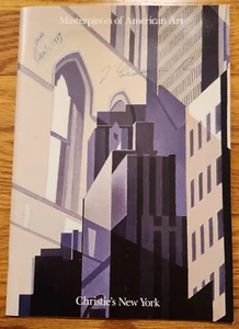 Catalogo aste Christies per capolavori dell'arte americana 1989 - Foto 1 di 1