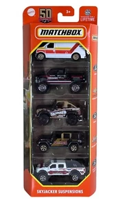 2024 Matchbox 5 Pack Skyjacker Suspensions 50th Anniversary Ford Chevy Jeep VHTF - Picture 1 of 3