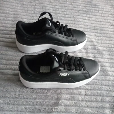 Puma Lily Ladies Platform Trainers. Size 4 - Image 1 of 4