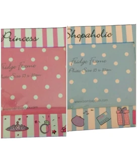 "Marco de fotos magnético nevera adicto a las compras o princesa de pato Bombay 15x10 cm 6""x4""" - Imagen 1 de 4