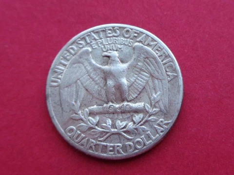 1942  U.S. SILVER HIGH GRADE WASHINGTON QUARTER Cover