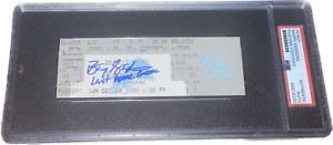 Barry Sanders "Last Home Game" Autographed Signed Full Ticket 12-20-1998 PSA