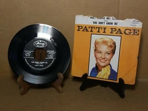 Patti Page Mercury 71950 MOST PEOPLE GET MARRIED 45 & Picture sleeve - Picture 1 of 2