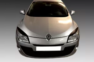 SCHEINWERFER AUGENBRAUEN FÜR RENAULT MEGANE MK3 (2008-2014) ABS KUNSTSTOFF - Bild 1 von 1