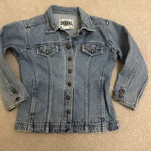 Chaqueta vaquera vintage Levis Jean clásica camionero motociclista niño L San Francisco - Imagen 1 de 9