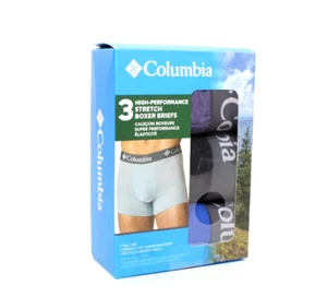 Columbia Men's 3 Pack Multicolor High Performance Stretch Boxer Briefs Size XL - Picture 1 of 6