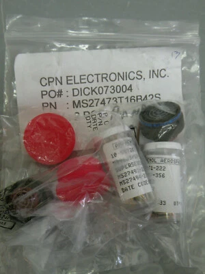 Amphenol Circular MIL Spec Connector 42P SZ 16 PLUG CBL MNT SKT MS27473T16B42S - Image 1 of 4