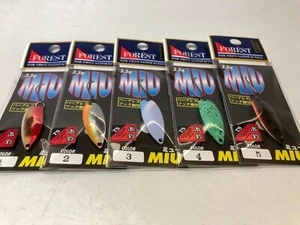 1024) Cuchara de trucha FOREST MIU 3,5 g 20 TS Taniyama gekitsure original MIU - Imagen 1 de 11
