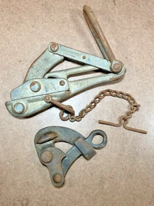 M. Klein & Sons 1-72 CHICAGO GRIP & BULLDOG GRIP Wire Cable Rope Puller 5000lb - Picture 1 of 10