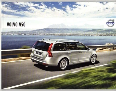 Volvo V50 2008-09 UK Market Sales Brochure  - Image 1 of 2