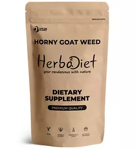 Horny Goat Weed Extract Powder 20% Icariin High Strength Male Libido Aphrodisiac - Picture 1 of 3