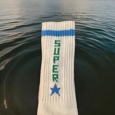 "Calcetín Super Star vintage de 16"" de longitud 85 % a granel Orlon Hanes" Foto 1 de 2