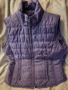 SJB Active St Johns Bay ladies Lilac Purple Puffer Vest size M - Picture 1 of 3
