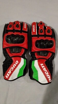 Nuevos guantes de carreras de cuero de vaca Ducati Corse para moto S,M,L,XL,2XL,3XL Foto 1 de 4