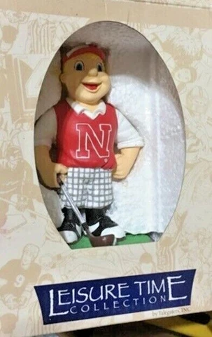NEBRASKA CORNHUSKERS NEW 6 INCHES MASCOT GOLF FIGURE FIGURINE RARE NEW Cover