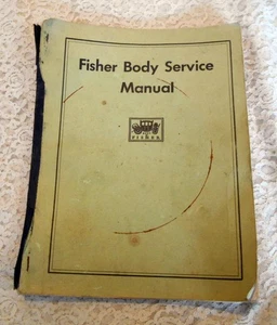 Original Fisher Body Service Manual - Bild 1 von 9