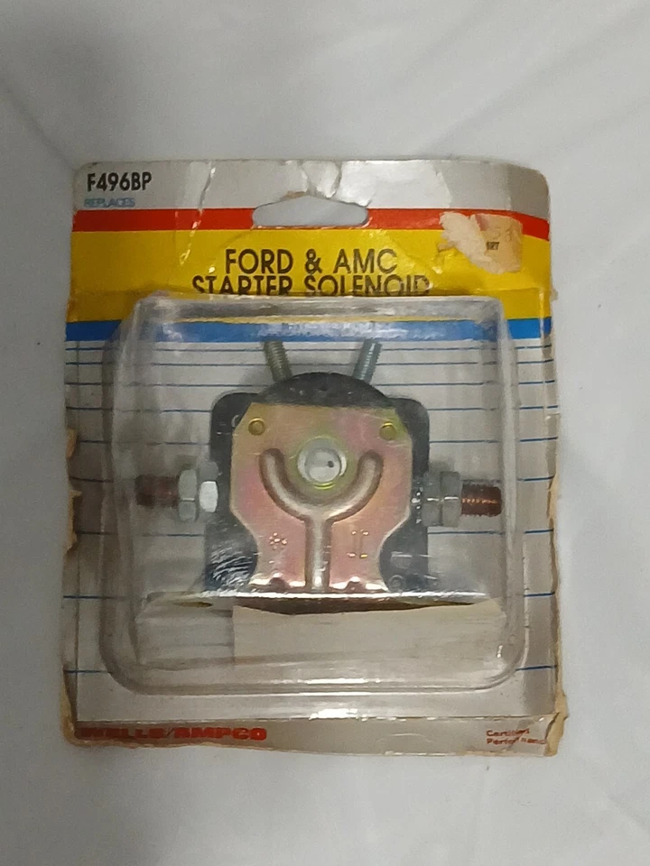 NOS WELLS F496BP 1956-84 FORD 1967-77 AMC JEEP 1972-77 SOLENÓIDE DE PARTIDA - Imagem 1 de 4