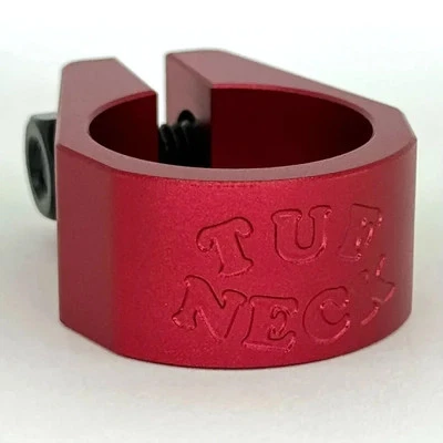 Abrazadera de tija de sillín Tuf Neck BMX, OLDSCHOOL GT BMX ROJO 1-1/8" RETRO SE NUEVO Foto 1 de 2