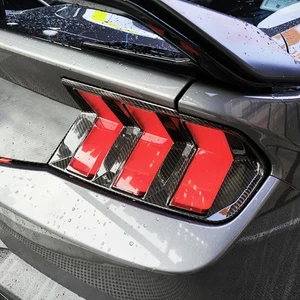Real Carbon Fiber Tail Light Rear Lamp Cover for Ford Mustang Dark Horse 24-25 - Bild 1 von 7